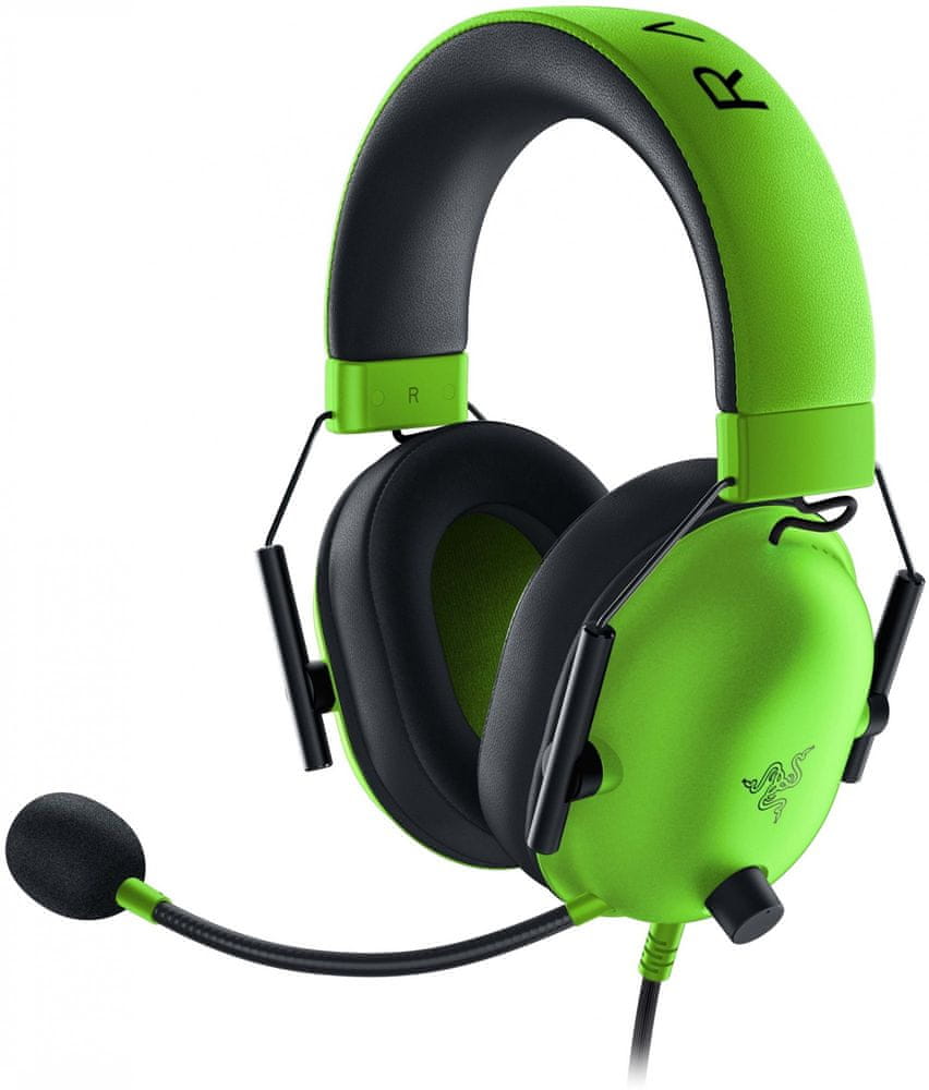 Sluchátka Razer BlackShark V2 X přes uši zelená