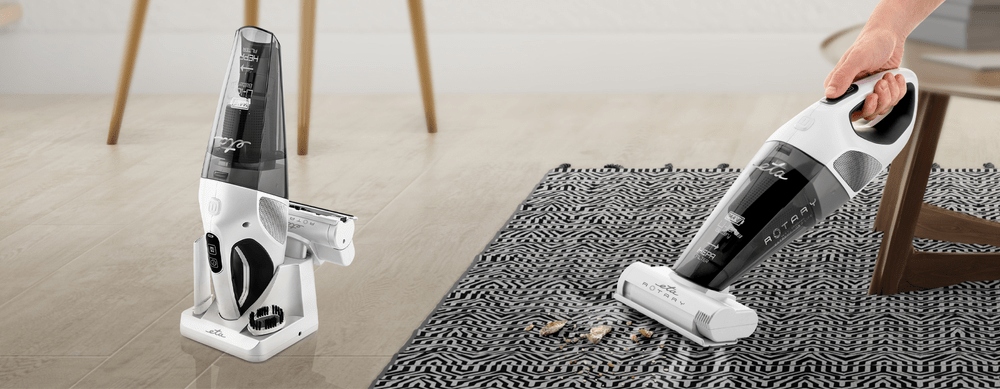 ODKURZACZ RĘCZNY BEZPRZEWODOWY AKUMULATOROWY SAMOCHODOWY TURBOSZCZOTKA ETA Czas ładowania 5 min