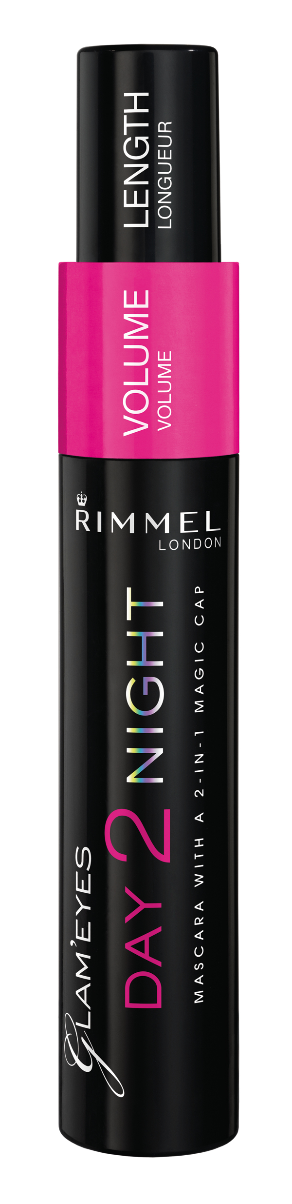 

Rimmel London Day 2 Night, tusz, 001 Black, 9, ml