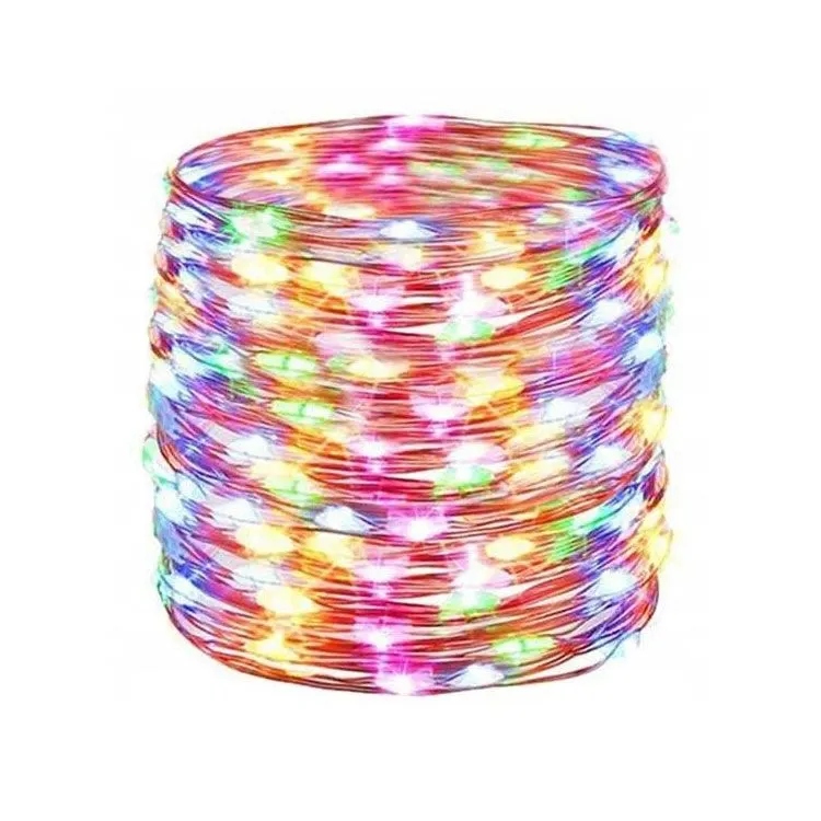 lampki na druciku 100 LED  - multicolor  | 1699 — 3
