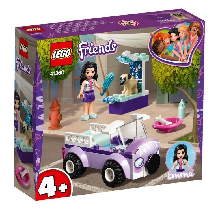 Lego Friends 41360 Mobilní veterinární klinika Emmy Stavebnice Nová zvířata
