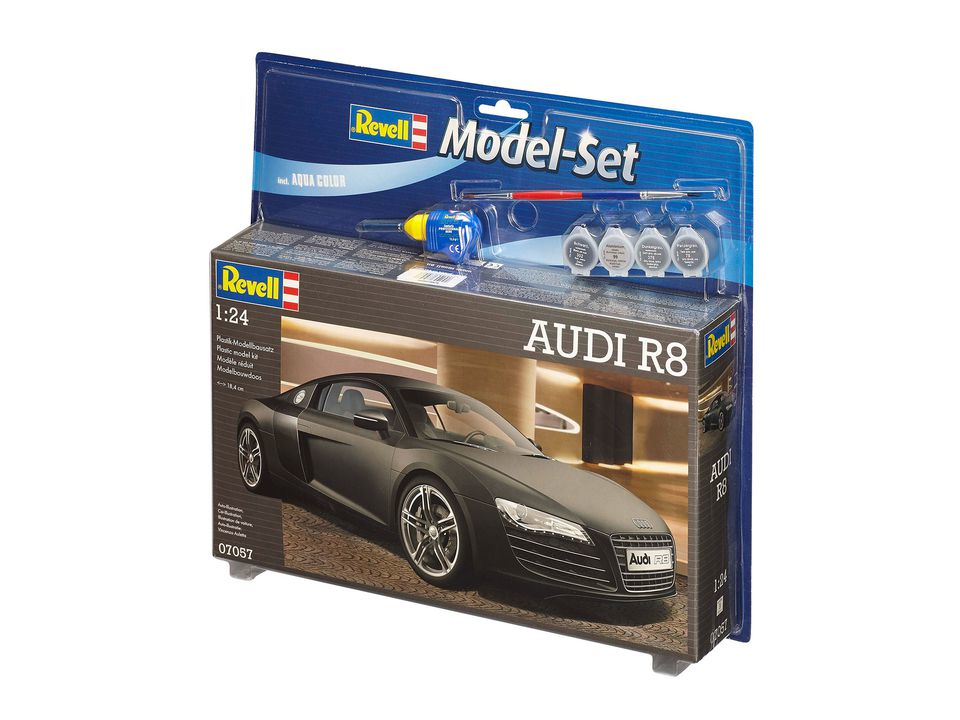 Model auta ke slepení 1:24 67057 Audi R8 Revell