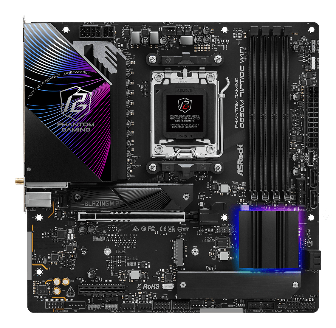 ASROCK B850M RIPTIDE WIFI mATX AM5 DDR5 — 7