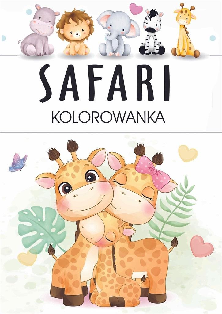 Safari kolorowanka 50 naklejek