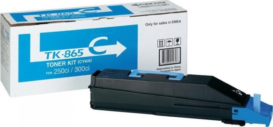 Kyocera toner TK-865C/ TASKalfa 250ci/ 12 000 stran/ azurový