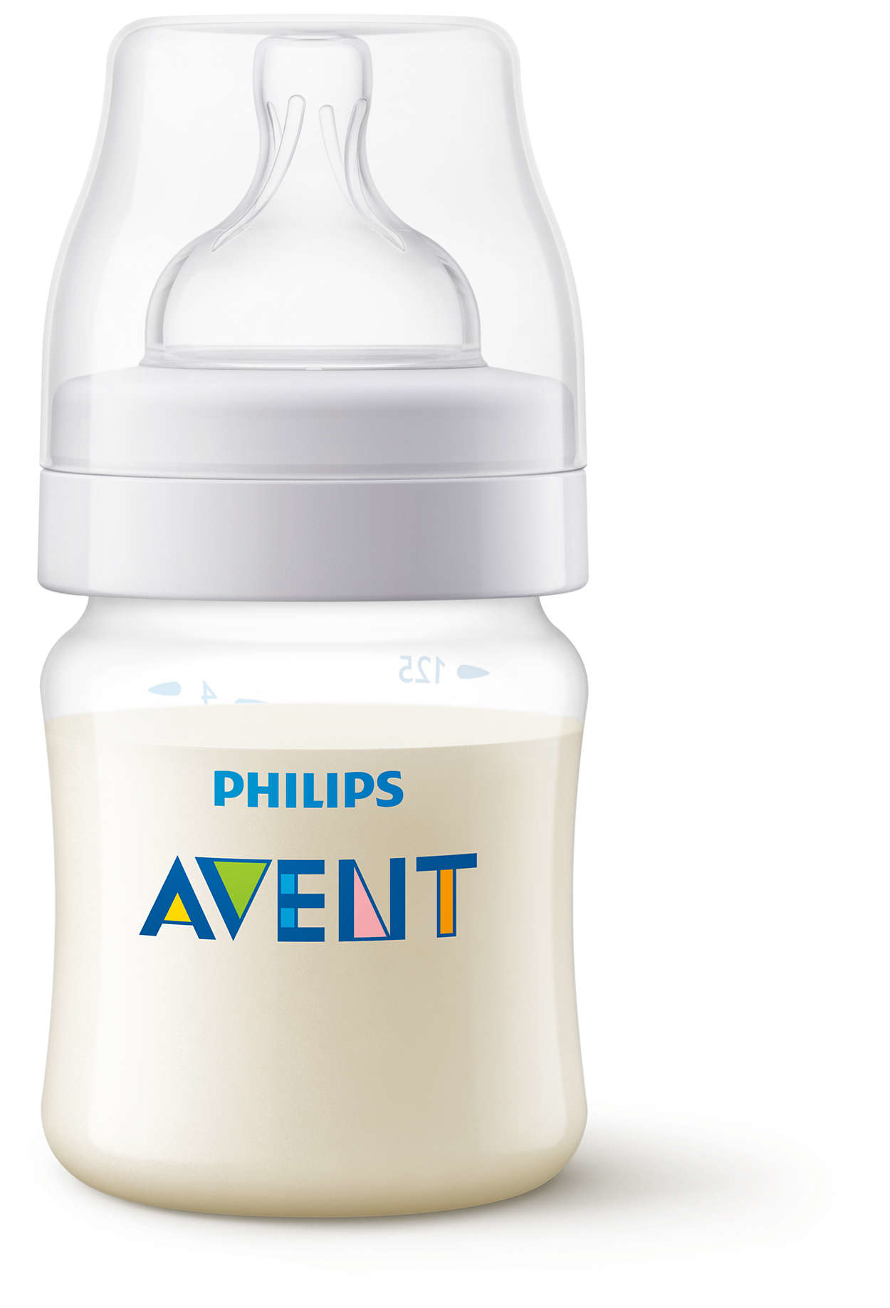 PHILIPS AVENT BUTELKA ANTYKOLKOWA 125ML WYPŁYW DLA NOWORODKA 0M+ SCY100/01 Pojemność 125 ml