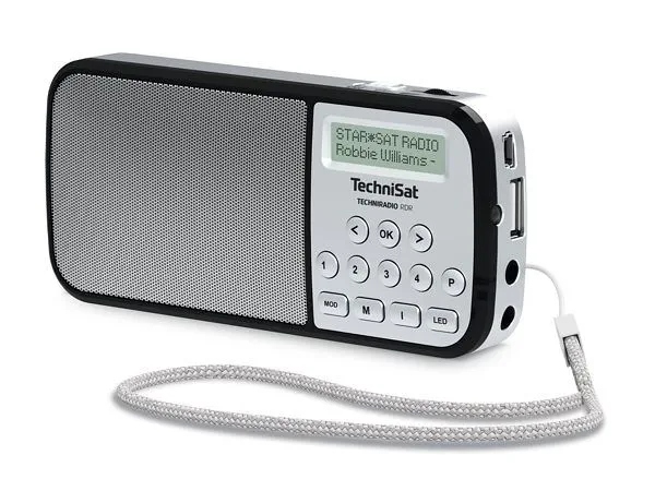 Kapesní rádio Dab+ Fm Techniradio Rdr Usb Aux Akumulátor Svítilna