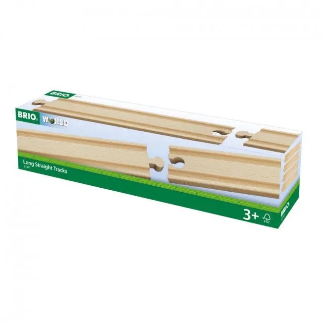 BRIO 33341 ZESTAW 4 TORÓW PROSTYCH DŁUGICH Kod producenta 33341
