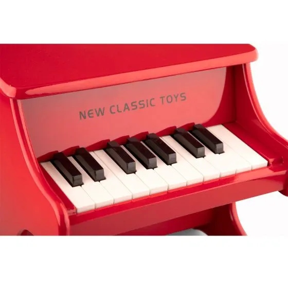 NEW CLASSIC TOYS PIANINO CZERWONE 18 KLAWISZY Rodzaj pianinko