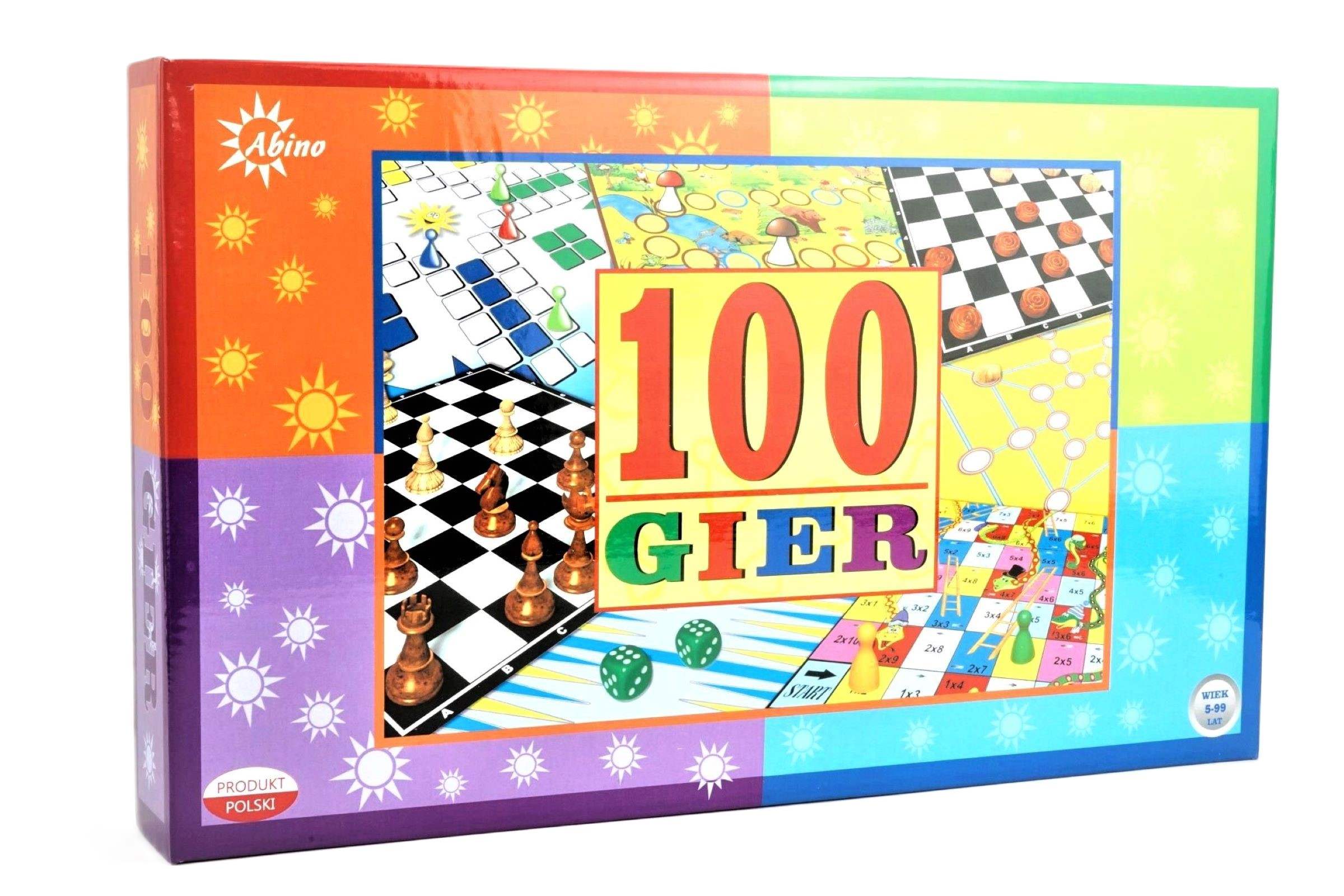 Gra Planszowa Abino 100 Gier