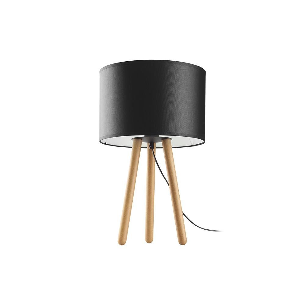 Stolová lampa TK-Lighting Tokyo béžová, čierna 60 W