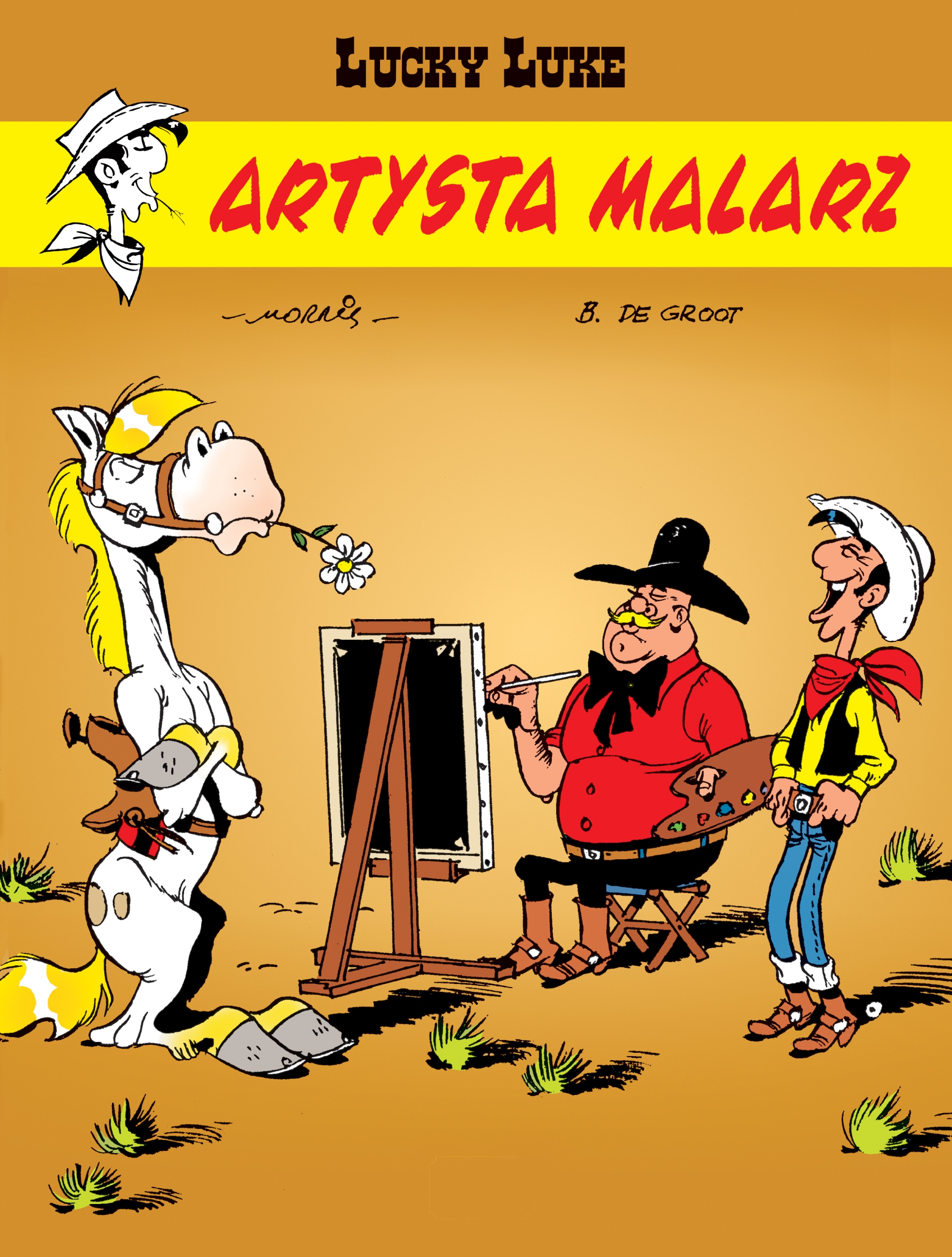 Lucky Luke. Tom 69. Artysta malarz Bob De Groot, Morris miękka Egmont
