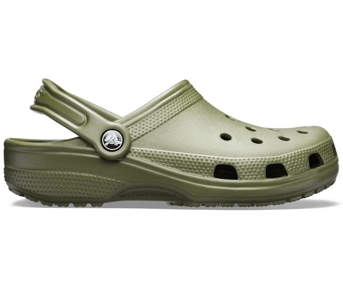 Nazouváky Crocs Classic Clog M12 46.5 v armádně zelené barvě