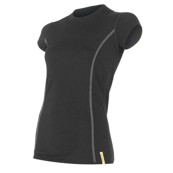 Sensor Merino Active dámské triko kr.rukáv černá velikost XL