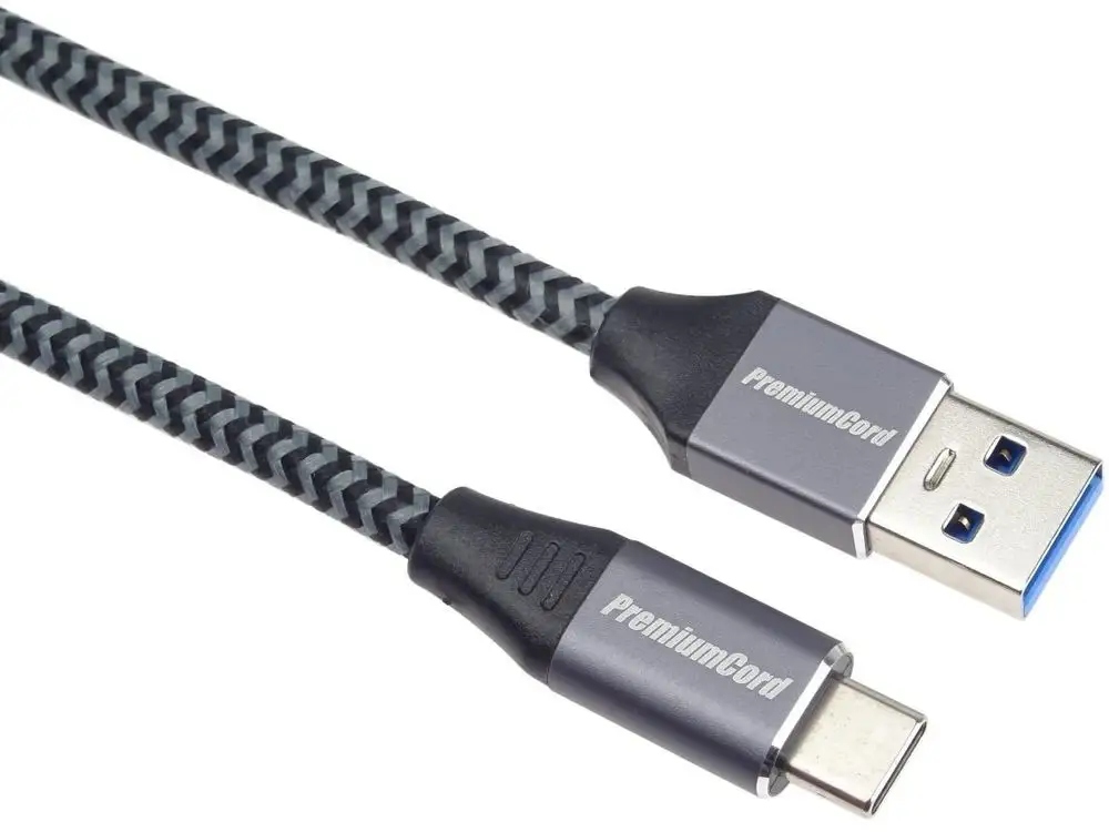 Kabel Premiumcord Usb-c do Usb 3.0 A (usb 3.1 generacja 1, 3 A, 5 Gbit/s) o