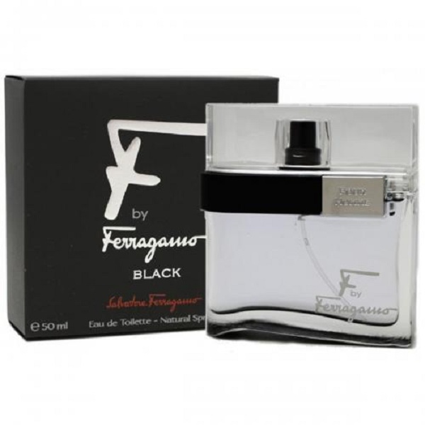 Salvatore Ferragamo F by Ferragamo Pour Homme Black Edt M 50 ml