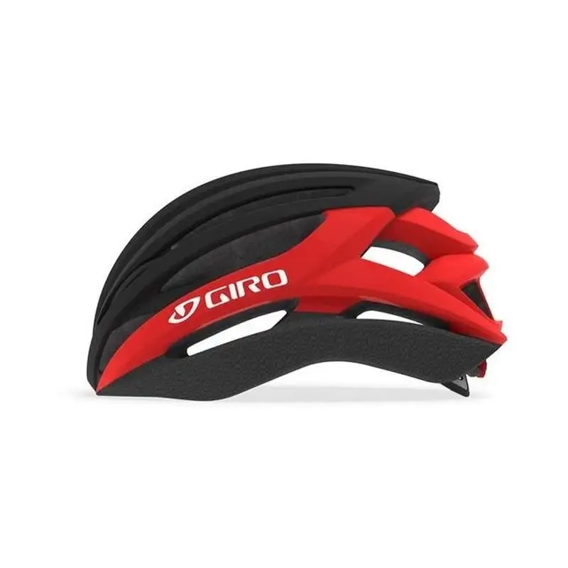 Silniční přilba Giro Syntax matte černá bright červená