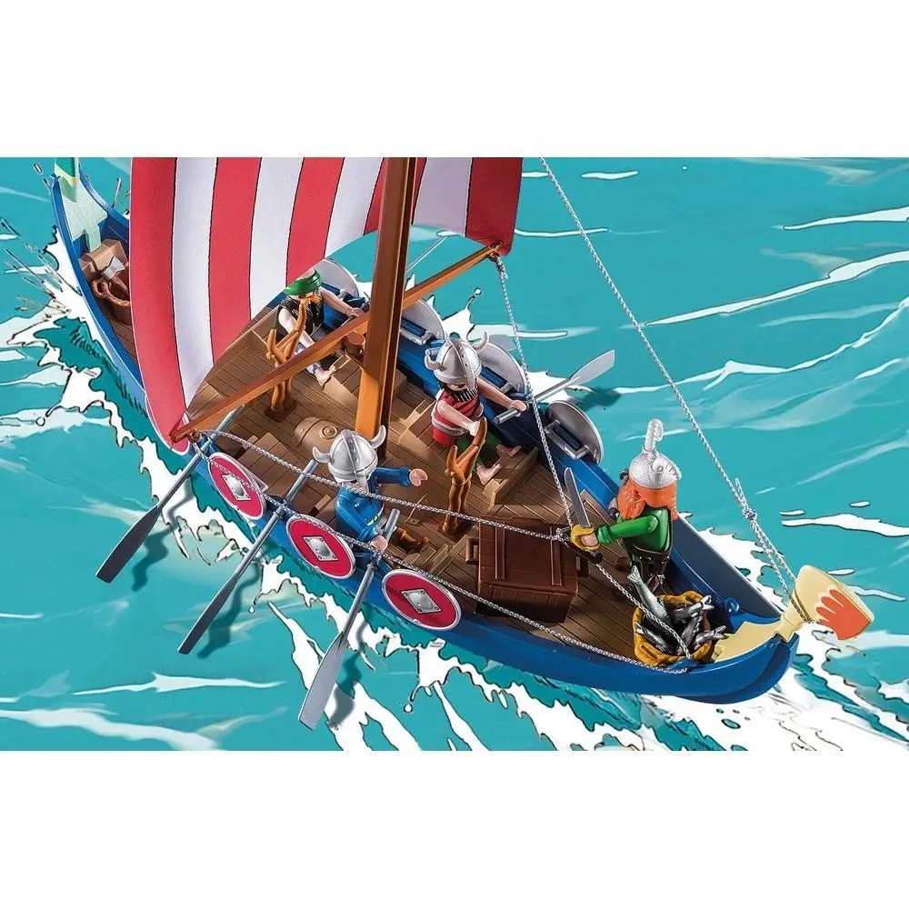 Адвент-календарь Playmobil Asterix 71087, пираты, корабль и лодка, 125 деталей, от 5 лет — фото 6