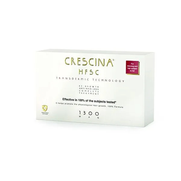 Ampule Crescina proti vypadávání vlasů pro muže 1300