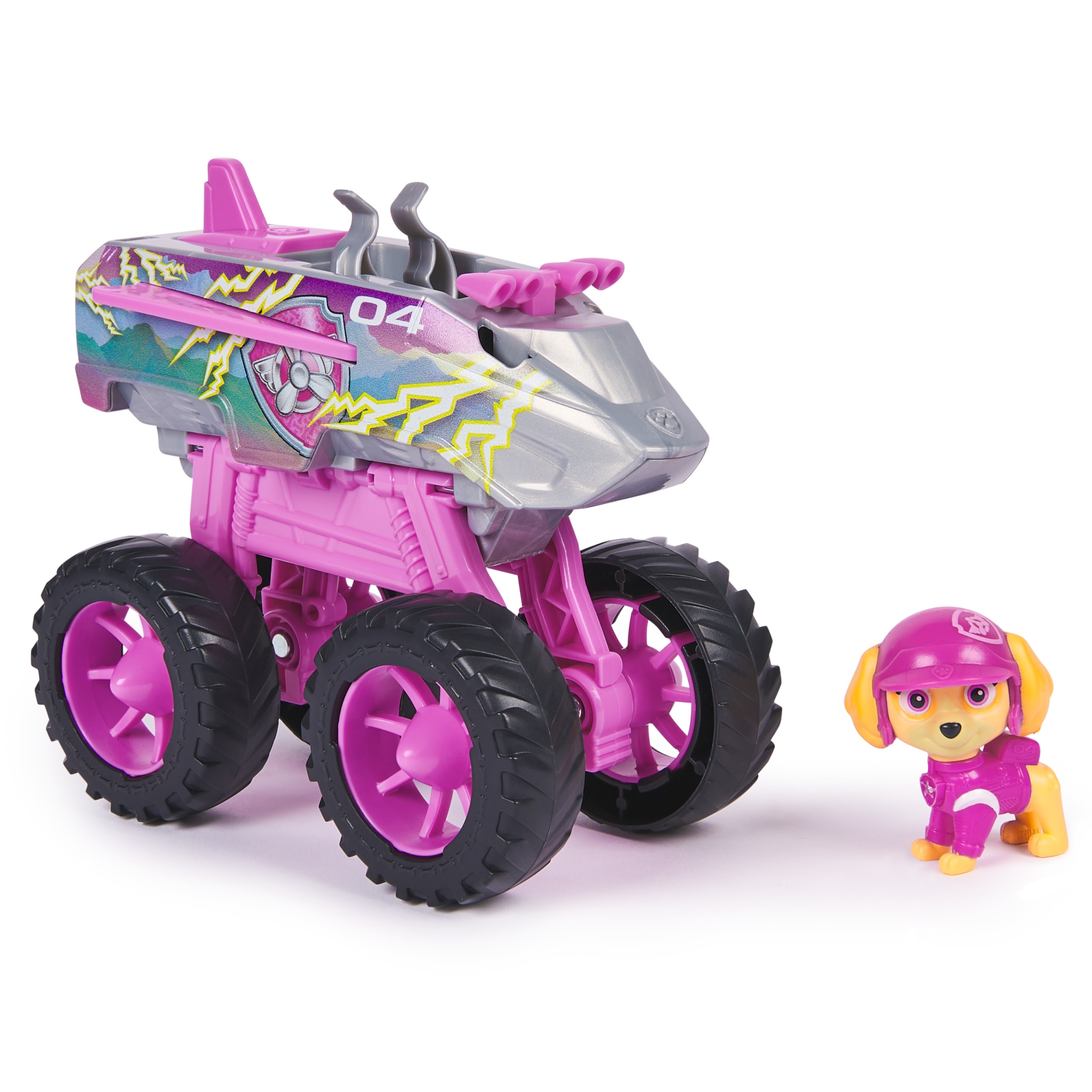 АВТОМОБИЛЬ PAW PATROL SKYE РЕАКТИВНЫЕ СПАСАТЕЛЬНЫЕ КОЛЕСА + ФИГУРА