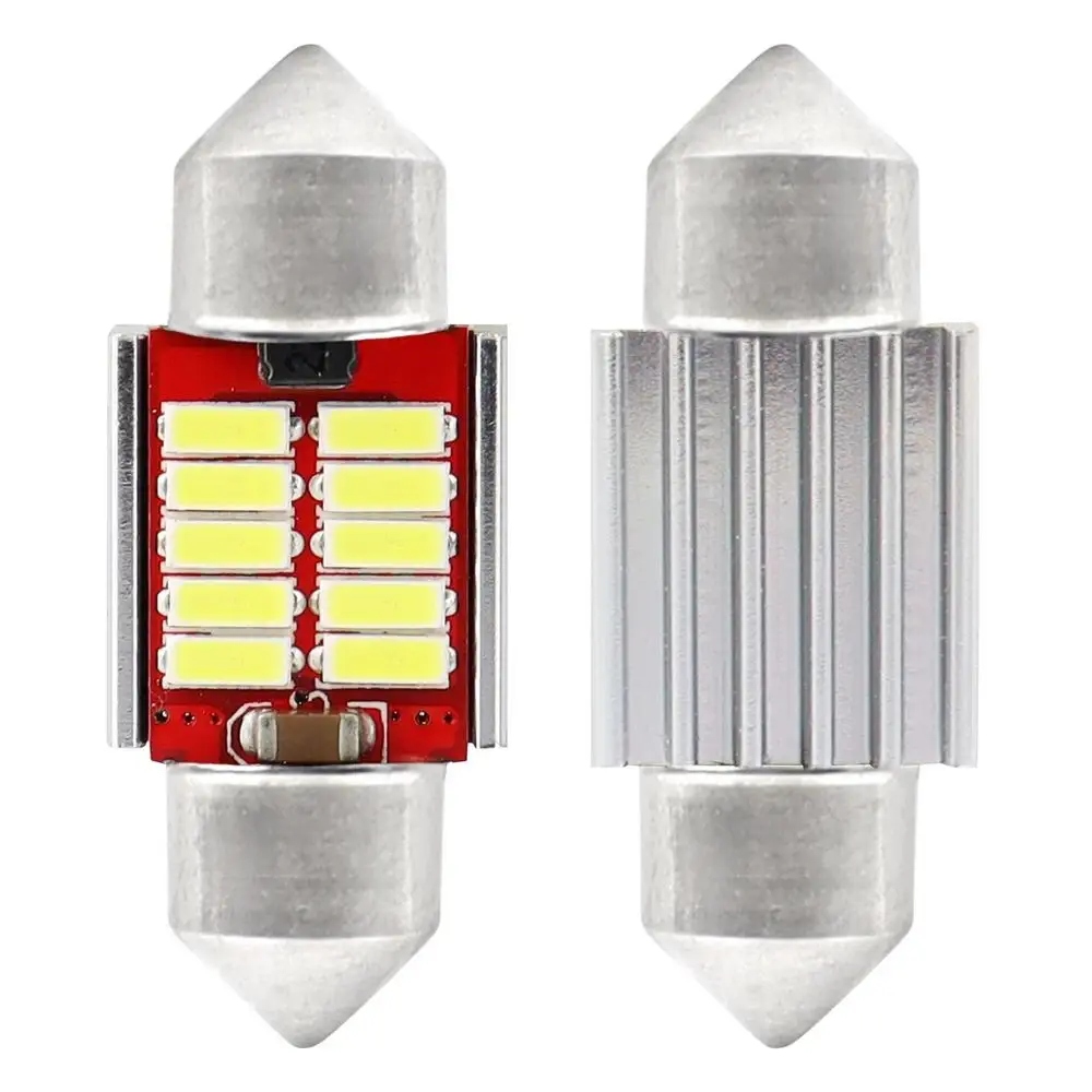 *2 Sztuki* Żarówka C5W C10W C3W 31mm White Led Canbus 12V 24V