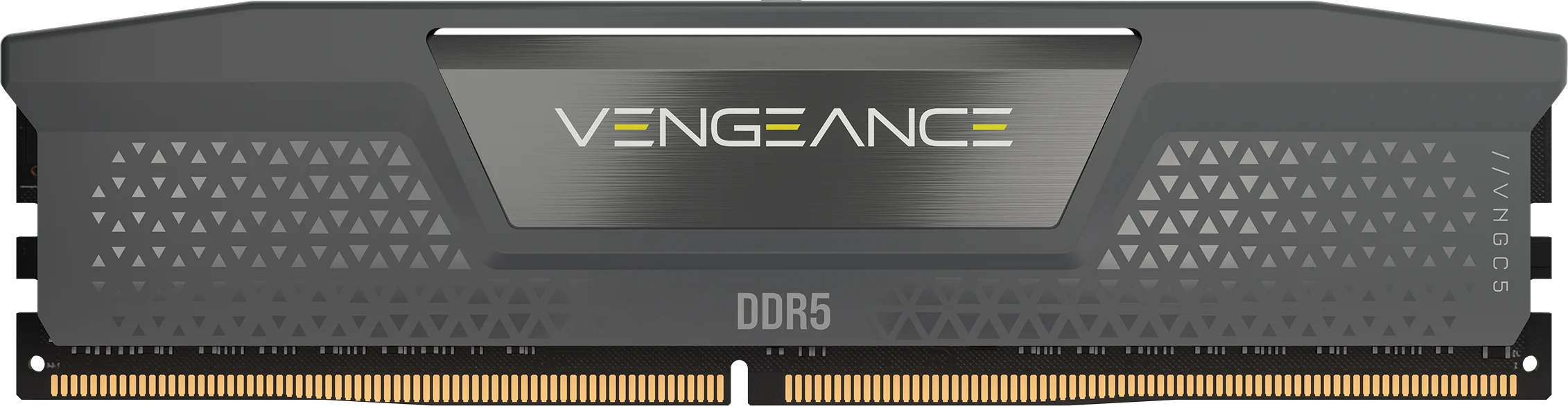 CORSAIR DDR5, 5200MT/s 16GB 2x8GB DIMM, Unbuffered, 40-40-40-77, 1Gbx16, Std PMIC, AMD EXPO, VENGEANCE DDR5 Cool Grey Heatspreader, Black PCB, 1.25V — 4