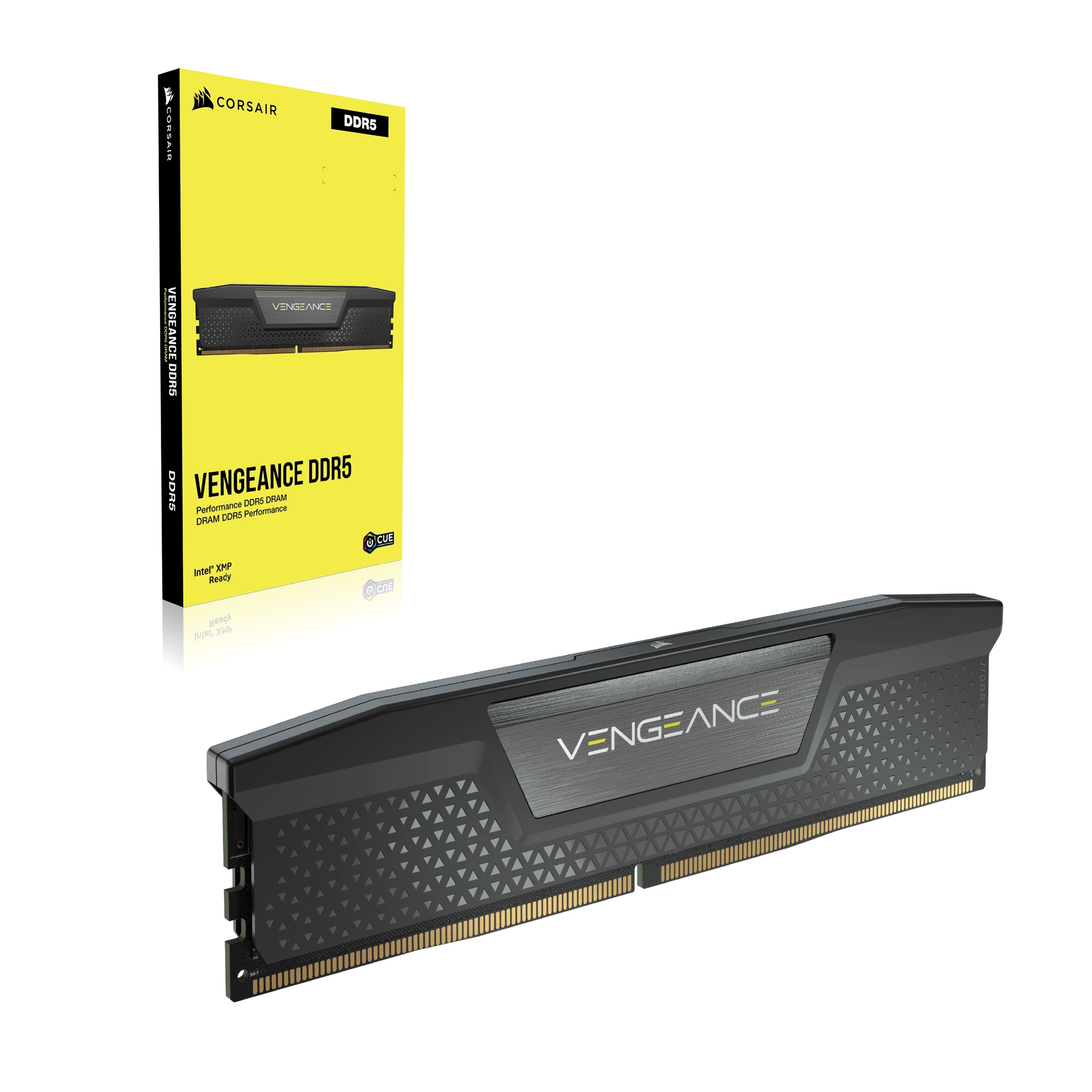 CORSAIR VENGEANCE DDR5 32GB (2x16GB) DDR5 6000 CL38-44-44-96 1.35V Std PMIC Intel XMP Memory - Black, 0840006684442 — 7