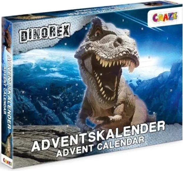 Адвент-календарь Craze Dinorex, динозавры, вулкан, кинетический песок и слайм, от 3 лет — фото 6