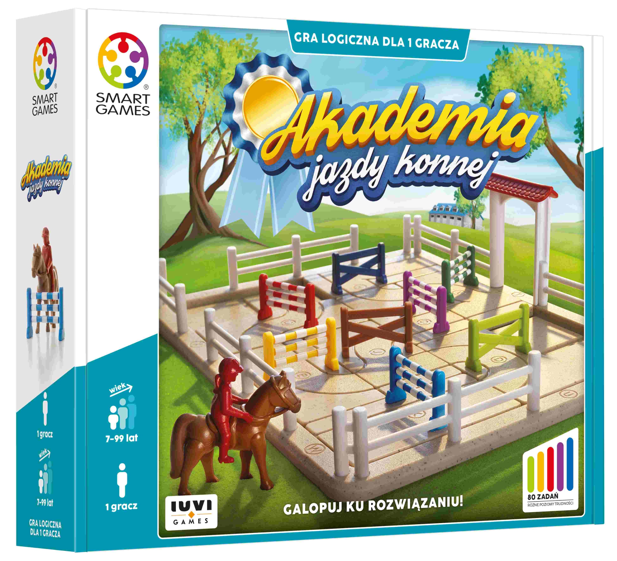 Gra planszowa Smart Games. Akademia Jazdy Konnej Iuvi Games