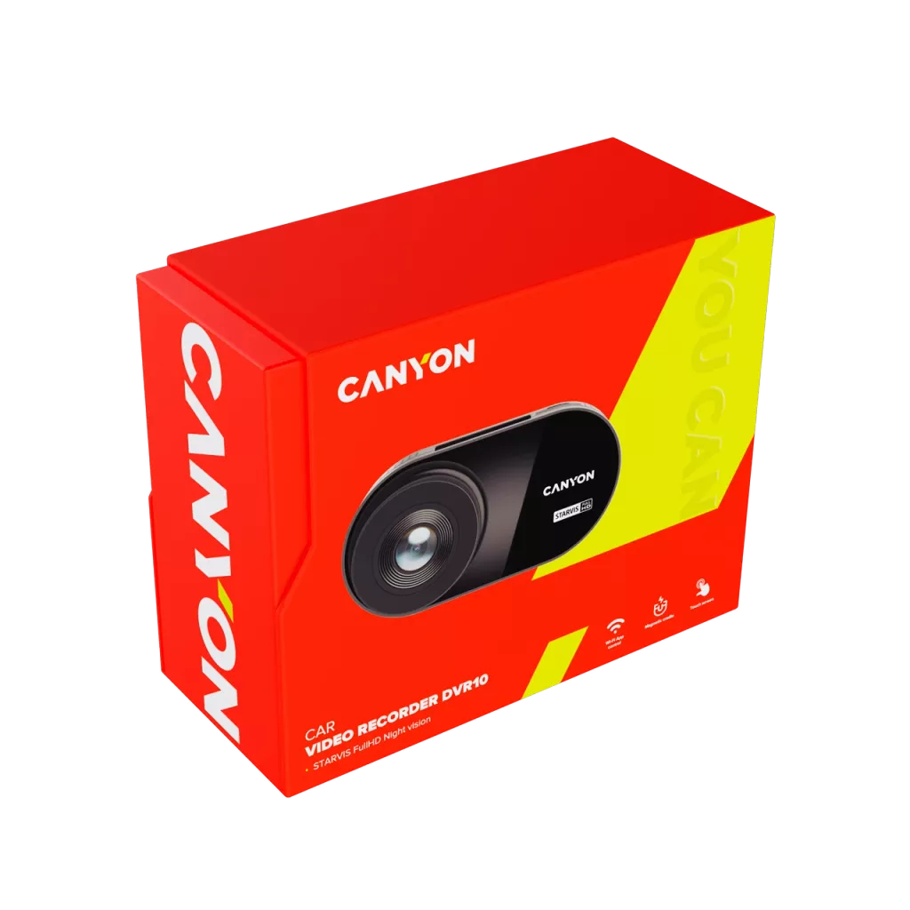 CANYON Wideorejestrator DVR10 FullHD 1080p Wi-Fi Czarny — 13