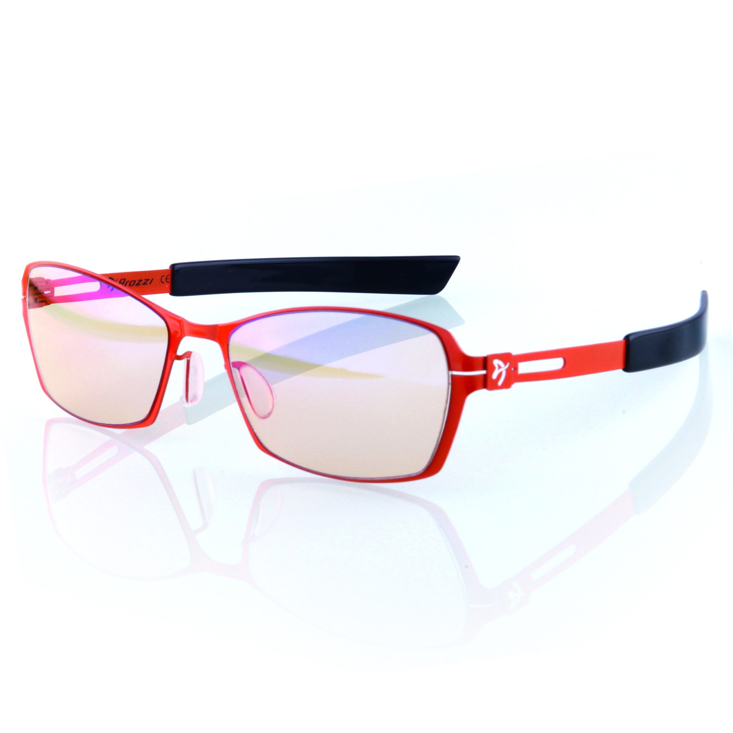 Arozzi herní brýle Visione VX-500 Orange/ oranžovočerné obroučky/ jantarová