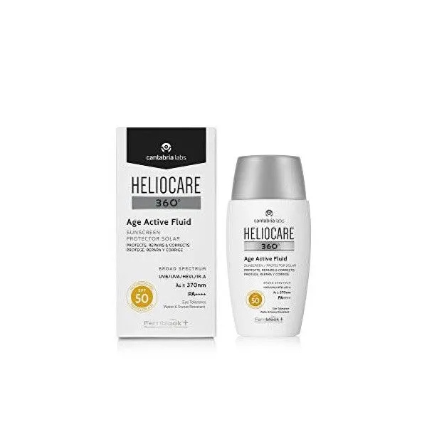 Cantabria Heliocare 360 Ultralehký Bezolejový Fluid Pro Každodenní Použití SPF50