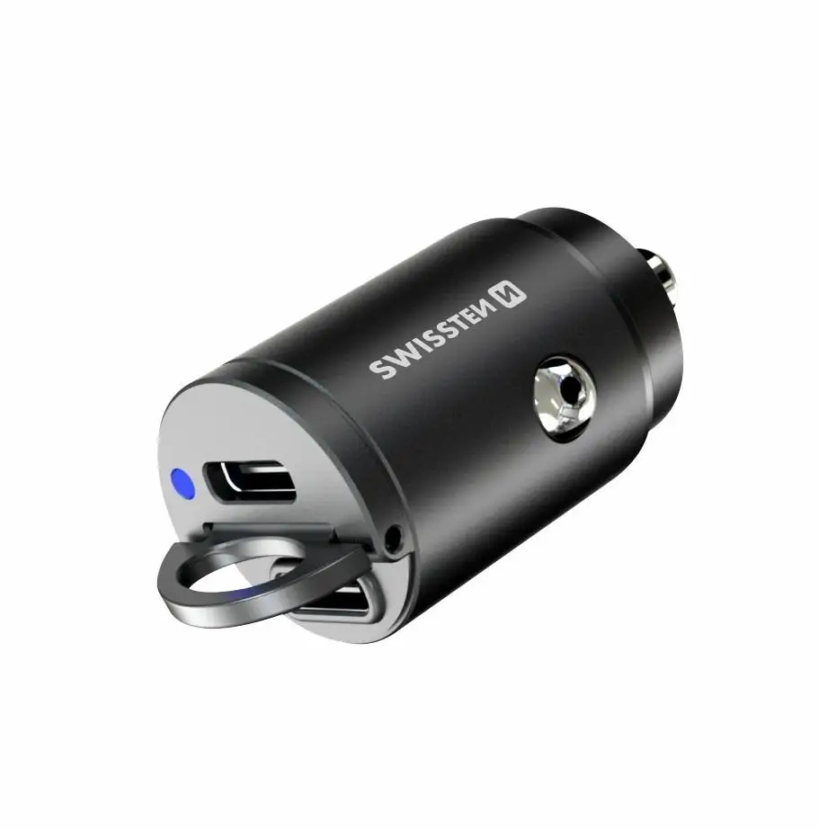 Ładowarka Samochodowa Swissten 2x Usb-c Typ-c 30W do gniazda zapalniczki