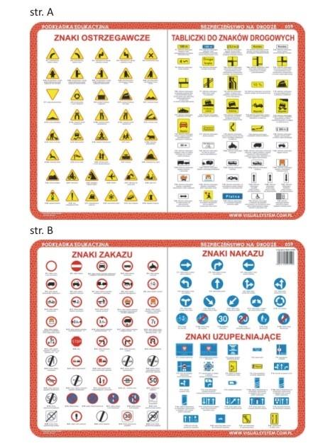 

Podkładka na biurko Visual System Znaki zakazu