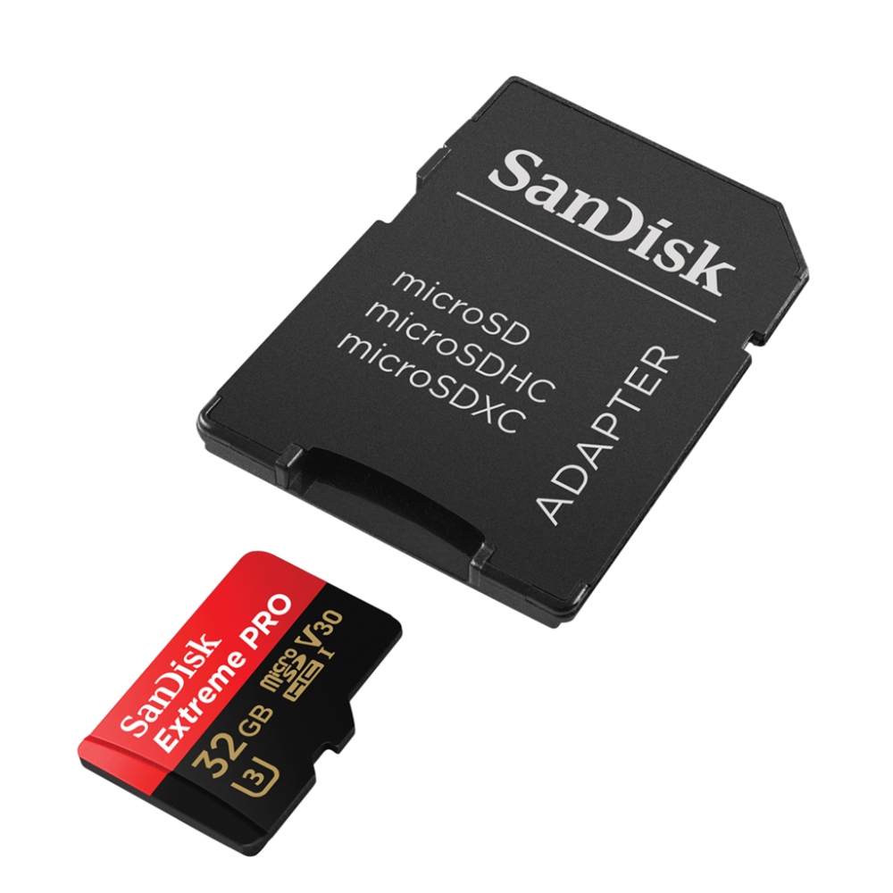 Karta pamięci Extreme Pro microSDHC 32GB 4K SZYBKA DO NAGRYWANIA KAMERY Pojemność karty 32 GB