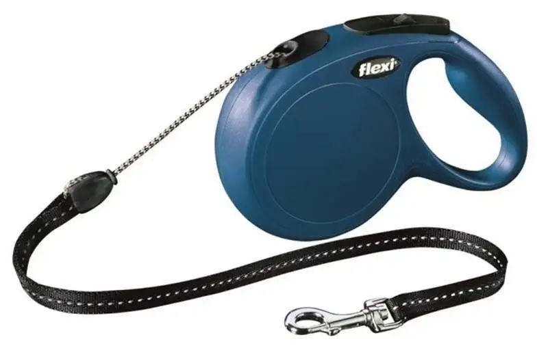 FLEXI New Classic S Smycz 8m Niebieska Dla Psów Do 12kg — miniatura 12