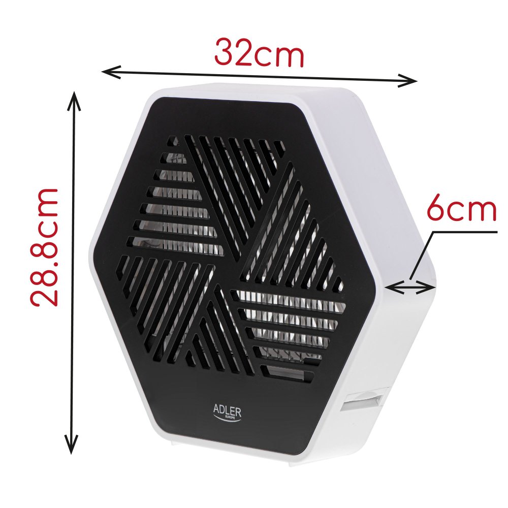 Lampa Owadobójcza UV AD 7939 - Skuteczna na Komary, Muchy, Osy i Ćmy