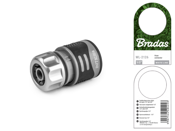 Szybkozłączka 1/2'' standard TPR White-Line Bradas — 8