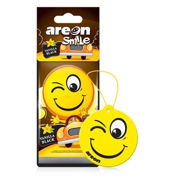 Areon Smile zapach samochodowy Vanilla Black