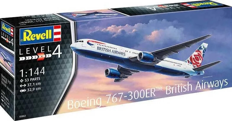Slepovací letadlo Revell Boeing 767-300ER 1:144