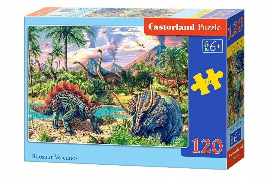 

Castorland Puzzle Dinozaury przy wulkanach 13234