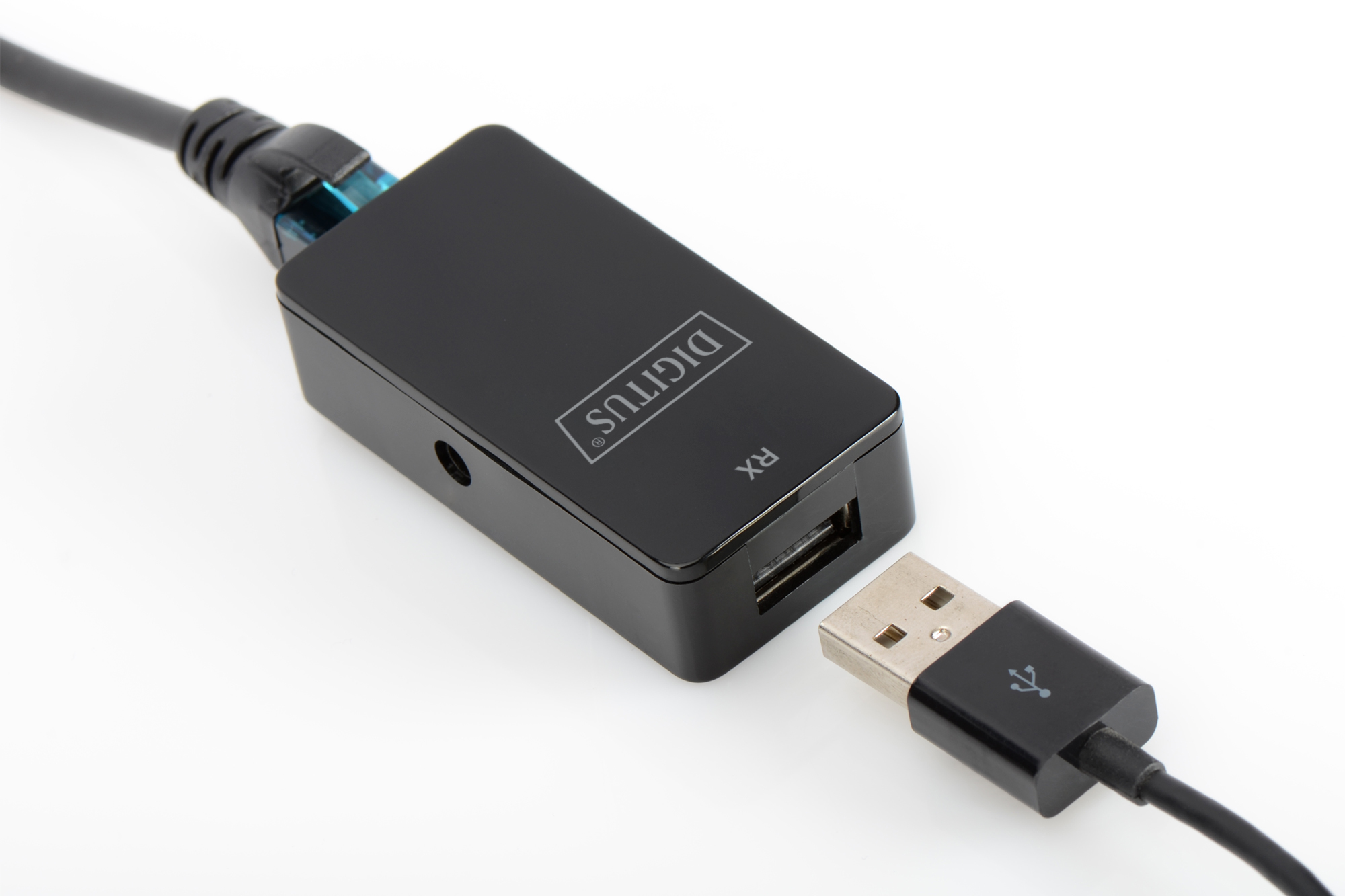 Digitus Przedłużacz/Extender Usb 2.0 HighSpeed po skrętce Cat.5e/6 Utp, do