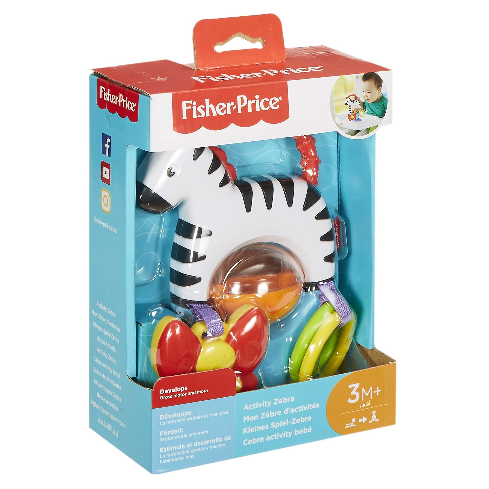 Fisher Price Aktywizująca zebra FGJ11