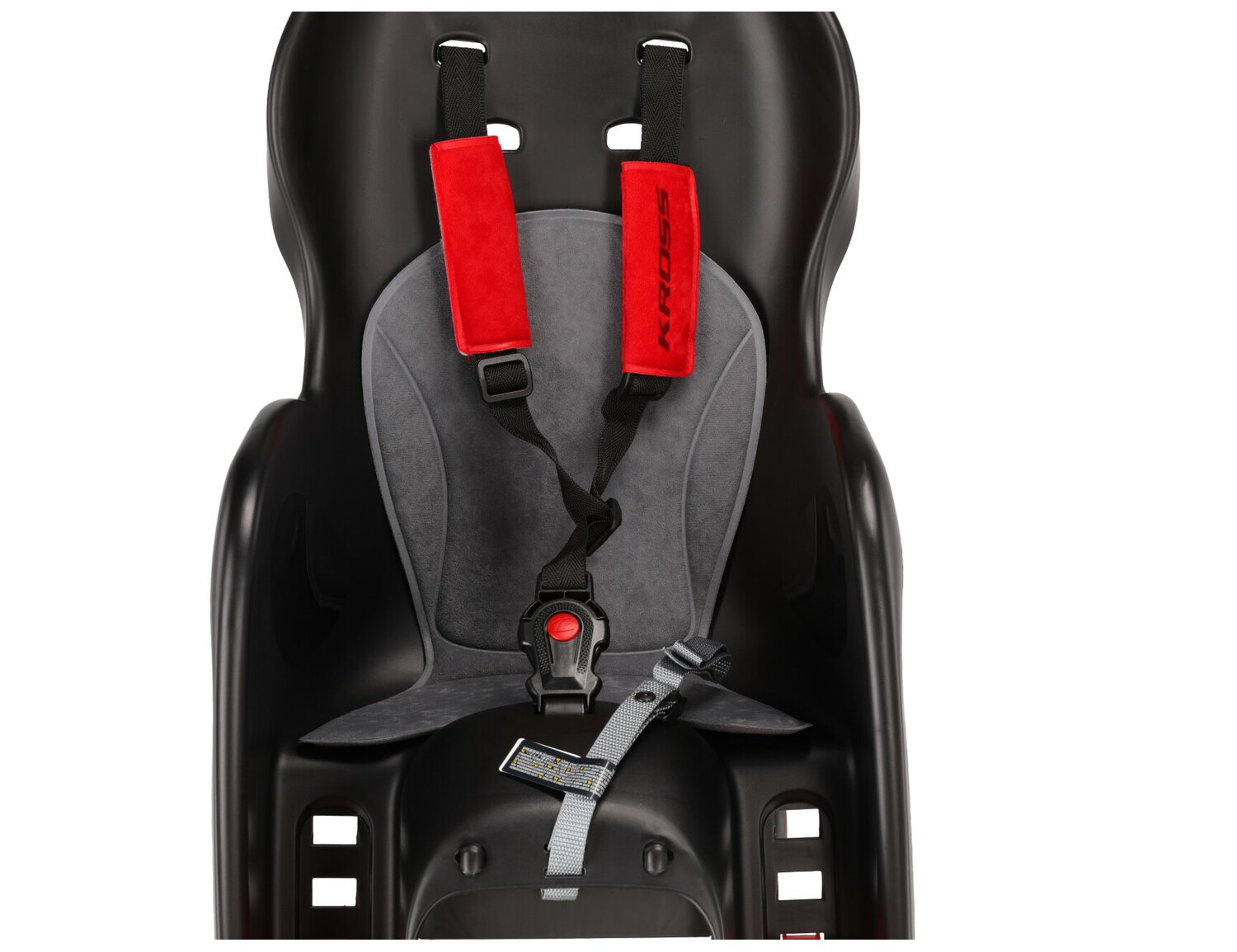 Fotelik Rowerowy Na Bagażnik Kross Grizzled Cfs Czarny Do 22 Kg