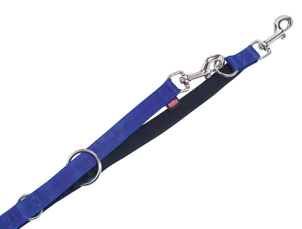 Levně Nobby Soft Grip Vodítko Reg M-L Modré 20mm/200cm