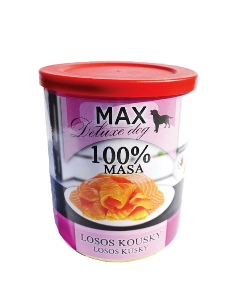 Falco konzerva pro psy Max losos kousky 6x400g