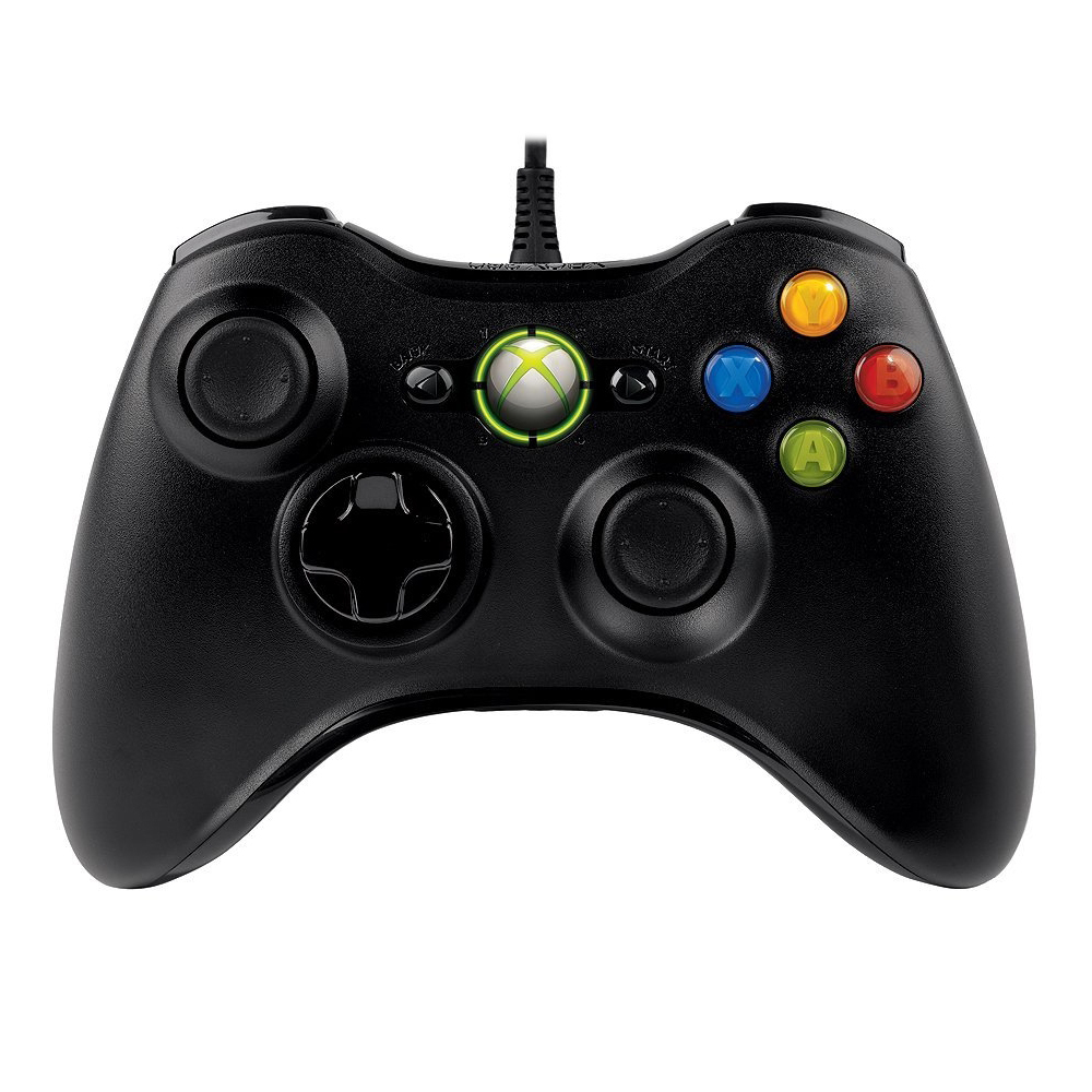 Pad przewodowy do konsoli Microsoft Xbox 360 czarny