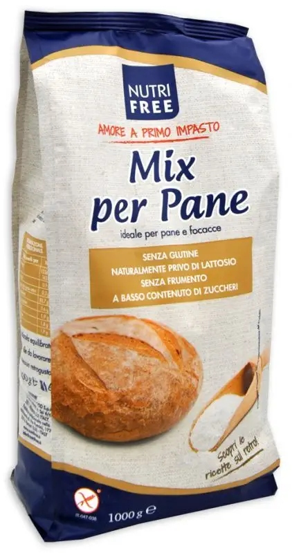 Levně italská bezlepková mouka Na Chléb 1 kg MIX Per Pane Nutri Free 1000 g