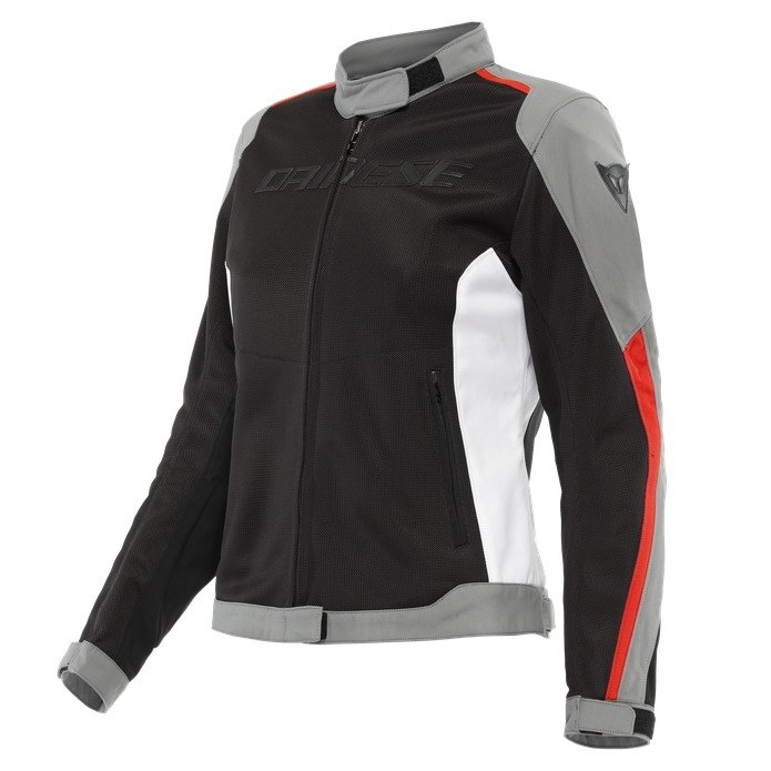 Bunda Dainese Hydraflux 2 Air Lady 42 čierna/sivá/lávovo-červená