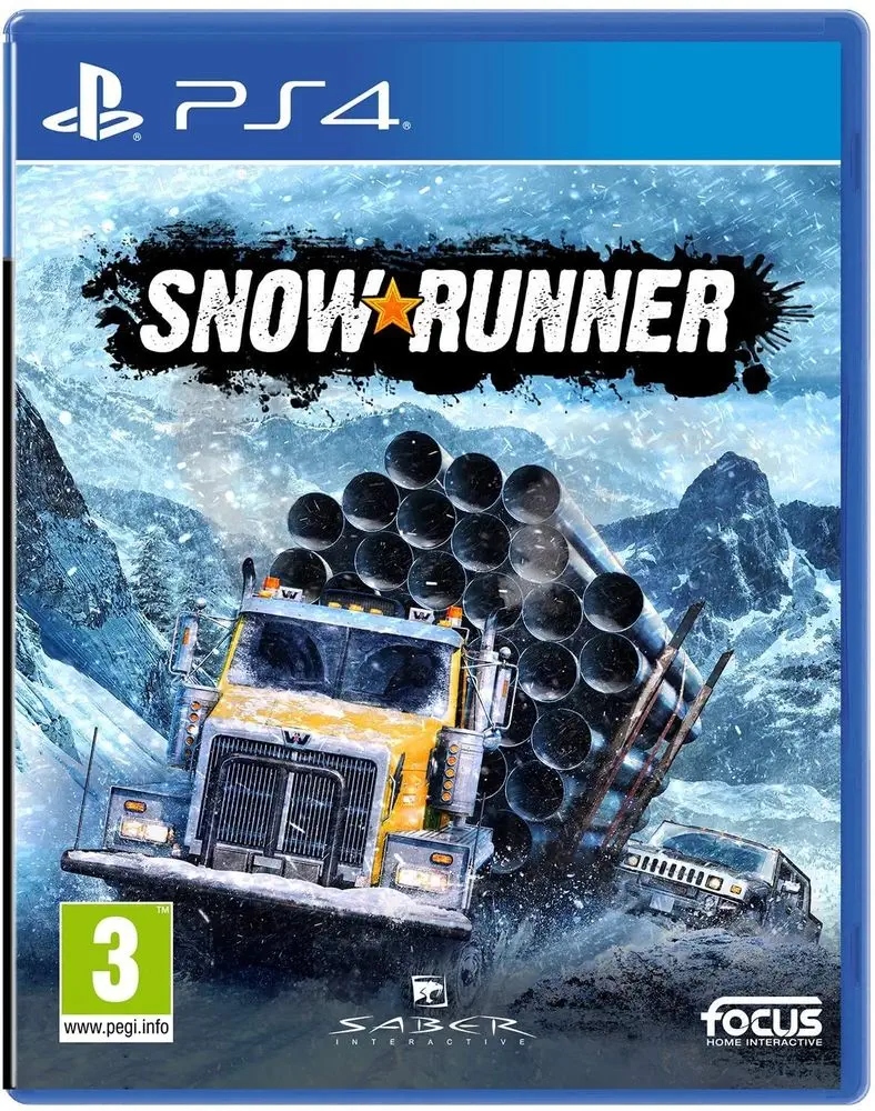 SnowRunner PS4 Pl Gra Pudełkowa PlayStation 4 Symulator Angielska Okładka